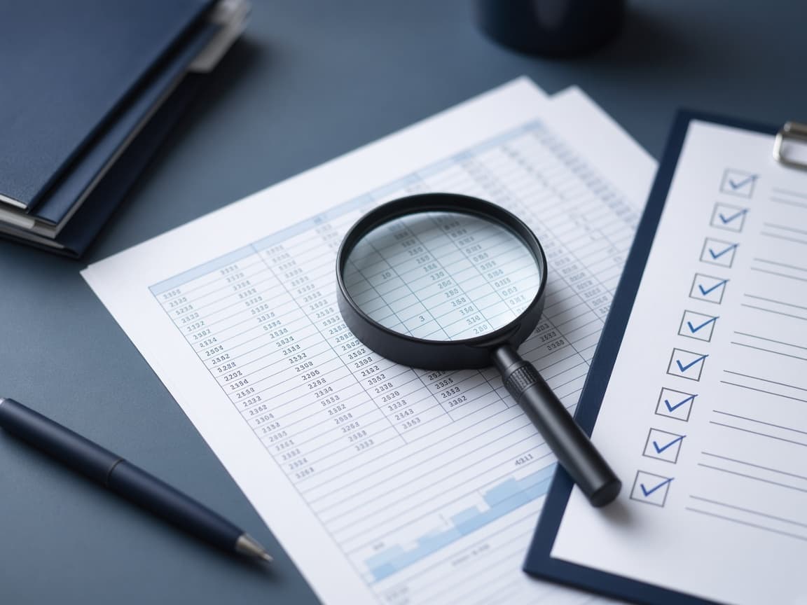 ການກວດສອບ: Internal audit checklist